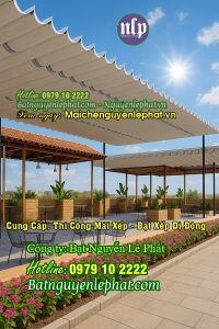 Xưởng May Ép Bạt Mái Hiên Mái Xếp Che Nắng Kon Tum, Buôn Ma Thuột