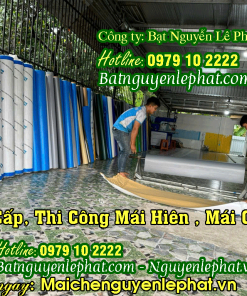 Bạt Xanh Cam Khổ 6m 8m Che Hàng Hóa Công Ty KCN tại Bình Dương