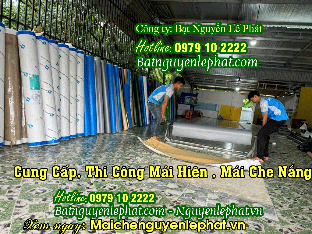 Bạt che mưa che nắng